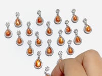 Beautiful Sunstone Teardrop Pendants Wholesale