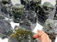 10 Pieces Cutting Fluorite Mineral Geode Cubes Specimen