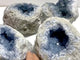 4 Pieces Large Blue Celestite Cluster Home Decor