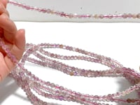 6mm White Garden Quartz 3-Loop Bracelets Wholesale Closeout