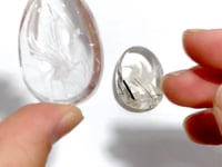 2 Pieces Pegasus Black Rutile Quartz Inner Scene Carving