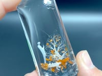 High Quality Buddhist Monk Bodhi Kensho Garden Quartz Inner Scene Carving(HGUD09)