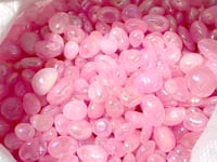 Pink Aura Rose Quartz Small Tumbled Wholesale Clearance
