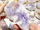 24 Pieces Beautiful Sakura Flower Agate Slab