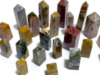 22 Pieces 8th Vein Ocean Jasper Tower