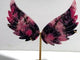 Rhodonite Wing Carving With Stand