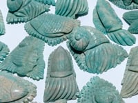 16 Pieces Amazonite Sea Animal Carving