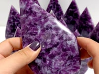 13 Pieces Spark Lepidolite Arrow Head Shape