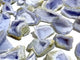 29 Pieces Geode Blue Chalcedony Druzy