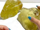 2 Pieces Large Citrine Raw Stone Specimen With Beautiful Rainbow #10