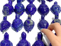 19 Pieces Lapis Lazuli Sea Turtles Carving