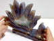 Beautiful Geode Druzy Agate Nine-tailed Fox Carving #8