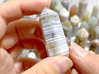 53 Pieces Stripe Agate Tower Points