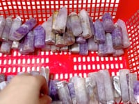 63 Pieces Amethyst Mixed Striped Agate Points