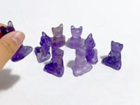 Fluorite Cat Carving Crystals Wholesale