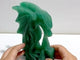 Unique Green Aventurine Flying Dragon Castle Carving #2