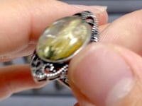 19 Pieces Golden Rutile Quartz Different Styles Ring