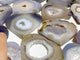 15 Pieces Geode Agate Heart