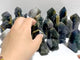 20 Pieces Blue Fluorite Mixed Pyrite Raw Side Tower Point
