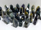 27 Pieces Blue Fluorite Mixed Pyrite Raw Side Tower