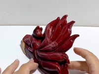 Unique Mookaite Nine-tailed Fox Carving #9