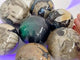 7 Pieces Volcano Agate Sphere(UV-Reactive)