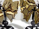 4 Pairs Septarian Butterfly Wing Carving With Stand #5