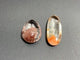 2 Pieces Buddhist Monk Bodhi Kensho Garden Quartz Inner Scene Carving