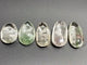 5 Pieces Beautiful Dolphin Garden Quartz Inner Scene Carving