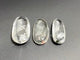 3 Pieces Beautiful Sea Turtle Garden Quartz Inner Scene Carving