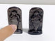 Silver Sheen Obsidian Pregnant Woman Carving Wholesale