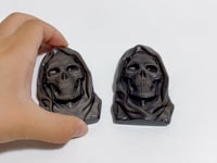 Silver Sheen Obsidian Skull Carving Wholesale
