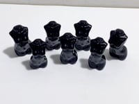 4CM Black Obsidian Goddess Carving Wholesale