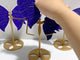 3 Pairs Lapis Lazuli Butterfly Wing Carving With Stand