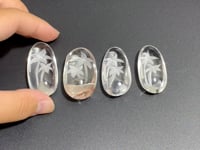 4 Pieces Tree Garden Quartz Inner Scene Carving
