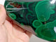 Large Malachite Heart Raw Bottom