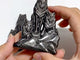 Silver Sheen Obsidian Wolf Carving Wholesale