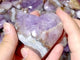 Amethyst Mixed Stripe Agate Heart Wholesale