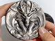 Silver Sheen Obsidian Dragon Head Carving Wholesale
