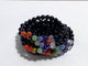 8mm 7 Chakra Mixed Black Obsidian Bracelets Wholesale