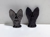 Silver Sheen Obsidian Angel Carving Wholesale