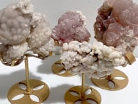 4 Pieces Raw Stilbite Specimen With Stand #5