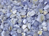 Polished Blue Lace Agate Gravel Tumbled Mixed Size