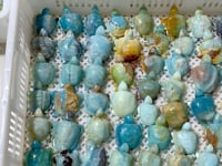 131 Pieces Caribbean Calcite Sea Turtle Carving (Sea Freight Only)