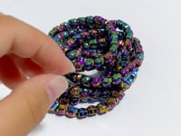 Aura Pyrite Cat Head Shape Bracelets Wholesale