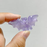 Purple Fluorite Bat Carving Wholesale -Wholesale Crystals