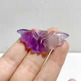Purple Fluorite Bat Carving Wholesale -Wholesale Crystals