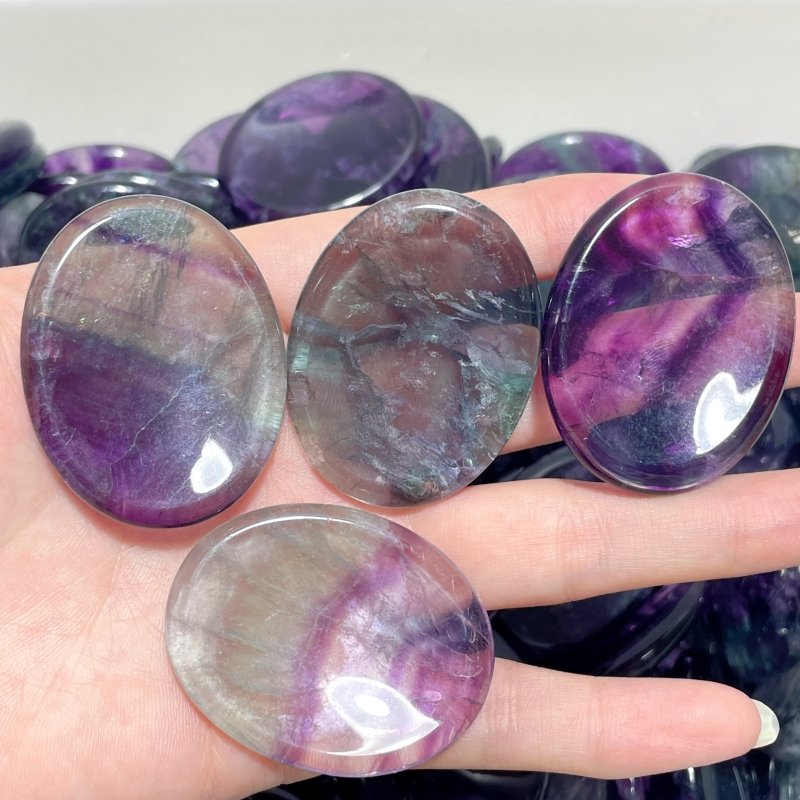 Purple Fluorite Worry Stone Wholesale - Wholesale Crystals