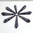 Purple Zebra Stone Magic Scepter Wand Wholesale - Wholesale Crystals