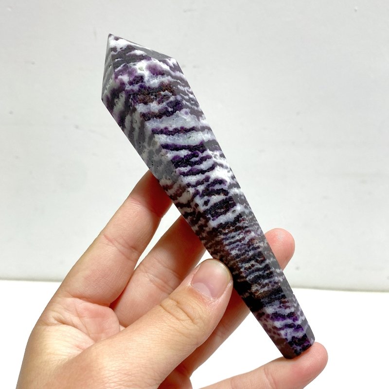 Purple Zebra Stone Magic Scepter Wand Wholesale - Wholesale Crystals